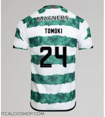 Celtic Tomoki Iwata #24 Prima Maglia 2023-24 Manica Corta